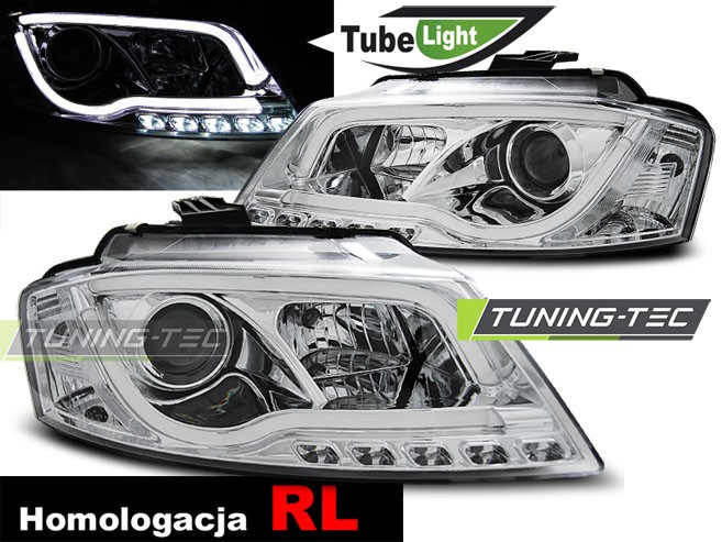 Передні фари тюнінг оптика Audi A3 8P