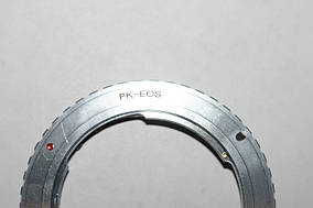 Адаптер (перехідник) PENTAX K - CANON EOS (PK-EOS) з чіпом