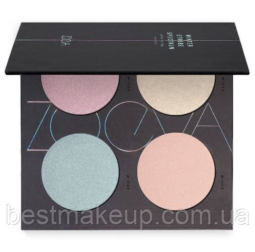 Палетка хайлайтерів ZOEVA WINTER STROBE SPECTRUM Powder Palette