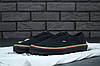 Жіночі кеди Vans Authentic (Rasta) Black / Black Skate Shoes. ТОП Репліка ААА класу., фото 2