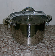 Нова каструля 5,8 л із неіржавкої сталі з Європи Blaumann BL-1009