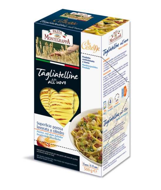 Макарони Montegrappa Tagliatelle передній uovo 0.250 гр