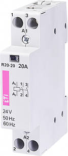 Контактор R 20-20 24V AC 20A (AC1)
