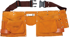Пояс слюсарний, 11 кишень шкіряний