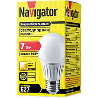 Лампа Navigator 94385 NLL-A60-7W 230V 2700K E27 