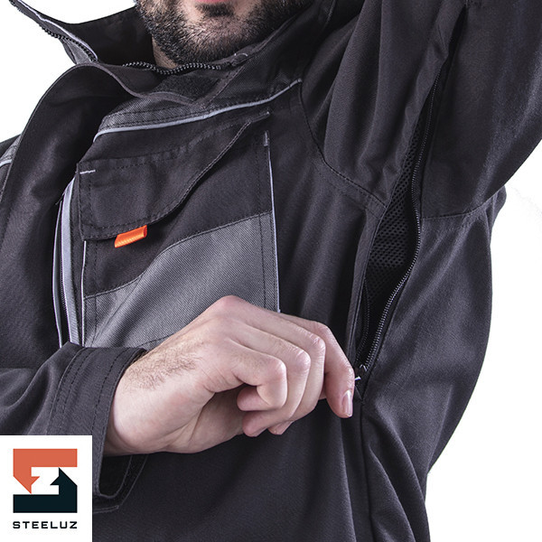 Куртка рабочая защитная SteelUZ Grey (рост 176) - фото 3 - id-p709977534