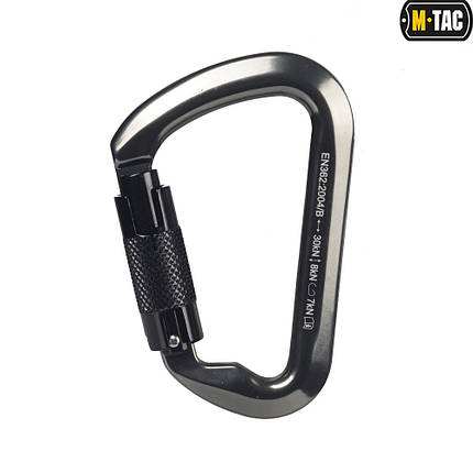 M-Tac карабін 10 см с байонетною муфтою Keylock сірий, фото 1