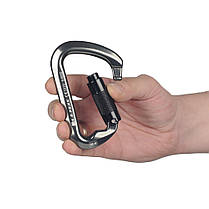 M-Tac карабін 10 см с байонетною муфтою Keylock сірий, фото 5