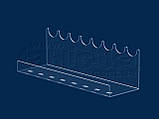 Підставка під туш 245х75 мм, акрил 1,8 мм, фото 2