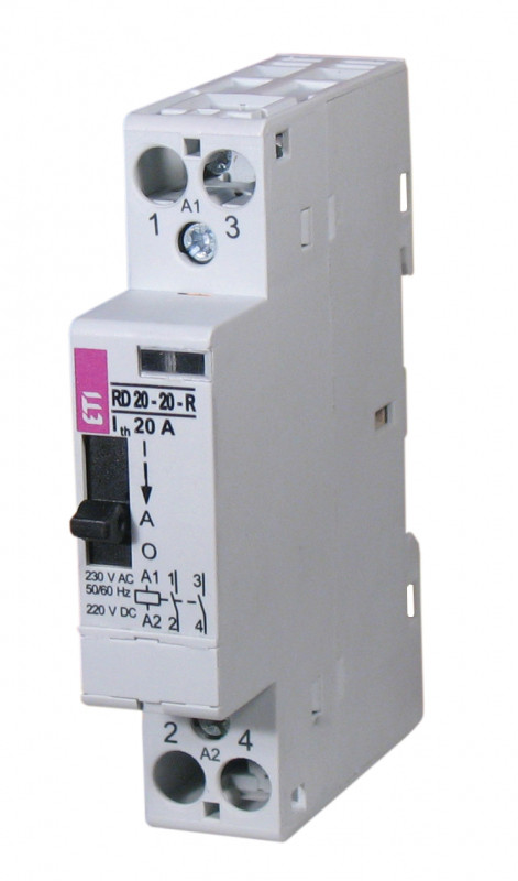 Контактор R-R 20-01 230V AC (ручн.керівн.)