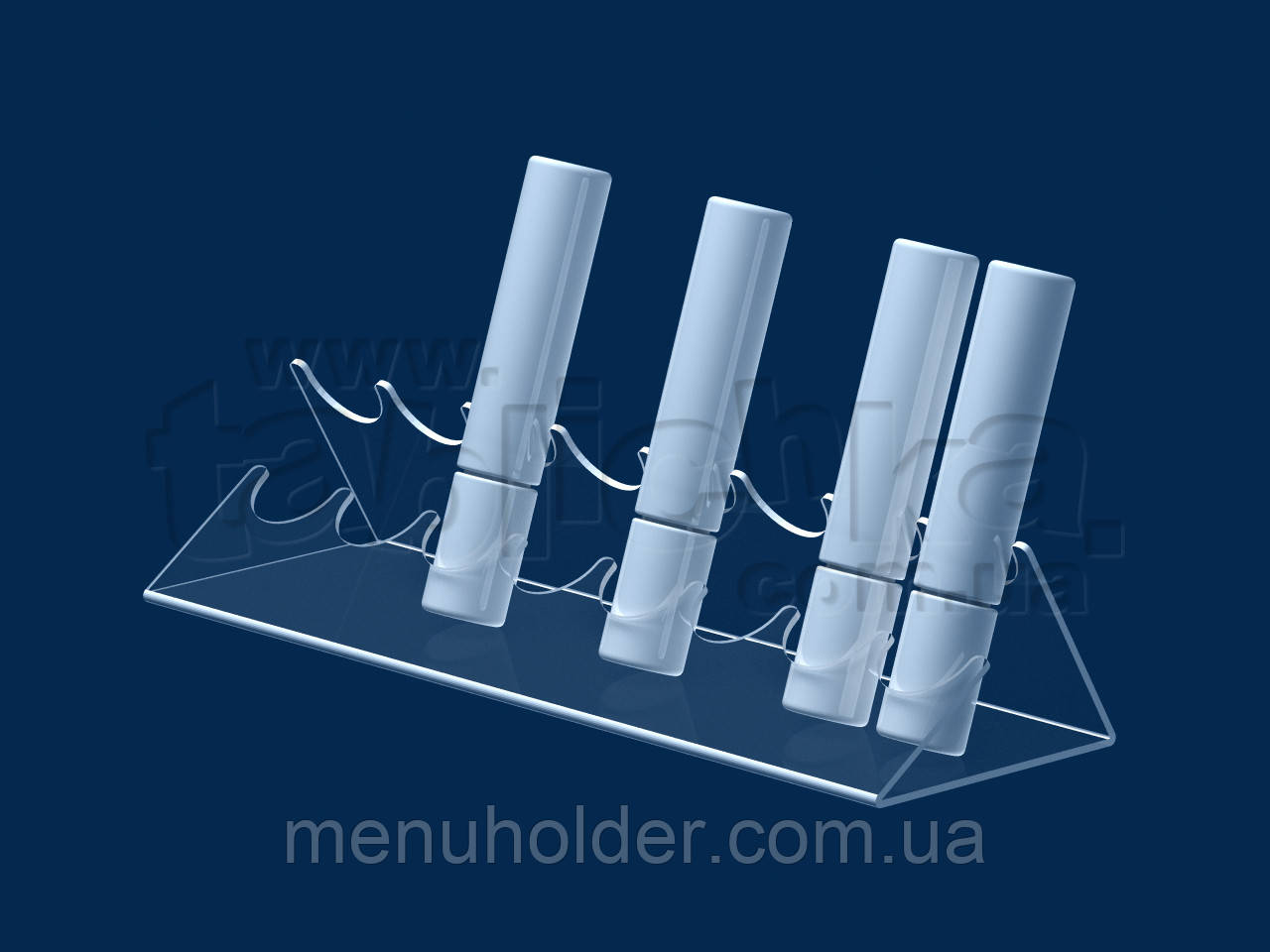 Підставка під туш 245х50 мм, акрил 1,8 мм, фото 1
