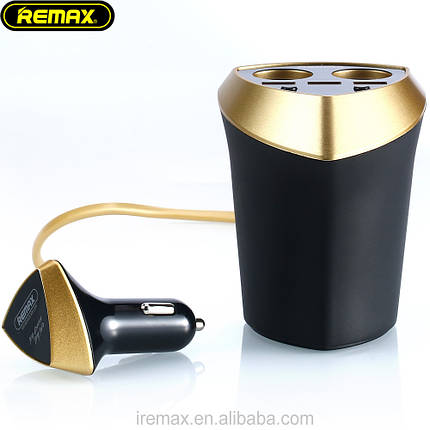 Автомобільна зарядка Remax Aliens на 3USB 3.4 A CR-3XP (2 кольори), фото 1