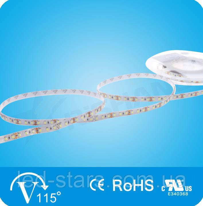 Світлодіодна стрічка нейтрально-біла 2835-120-IP33-NW-8-12 R08C0TA-C-DW RISHANG PREMIUM, фото 1