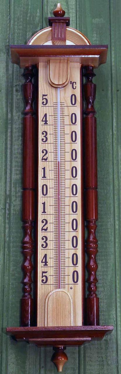 Термометр большой (83 см) уличный "Усадьба" из дерева - фото 2 - id-p235388486