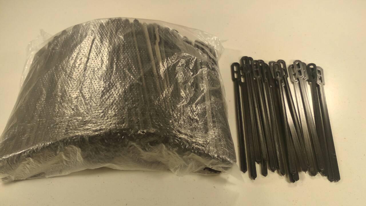 Мішалка пластикова "економ Коричнева "арт700 (1 пач.), фото 1