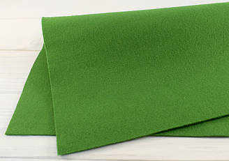 Італійський м'який фетр 1,2 мм (20х30 см) — No14 Зелений