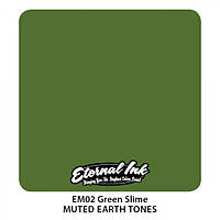  Фарба для татуювальних робіт Eternal Muted Earth Tones. Green Slime 1/2 oz