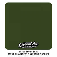 Фарба для татуювальних робіт Eternal ink. Muke Chambers. Seven Seas 1/2 oz