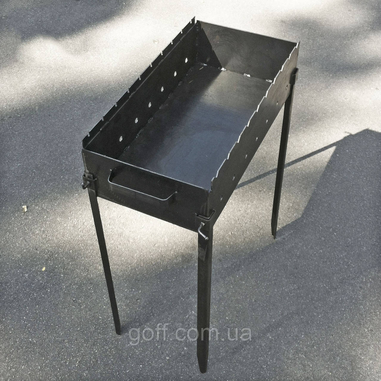 Мангал із 3 мм. сталі 600х350х800