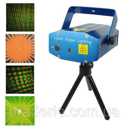 Лазерна установка Mini Lazer Stage для вечірок, фото 1