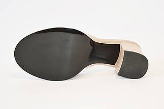 Шльопанці на кабелі бежеві Euromoda 256 37 р 24 см, фото 5