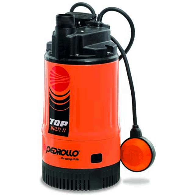 Pedrollo TOP Multi 2 NEW 10m, 550 Вт, 4,8 м3/год, 35 м Насос занурювальний, дренажний