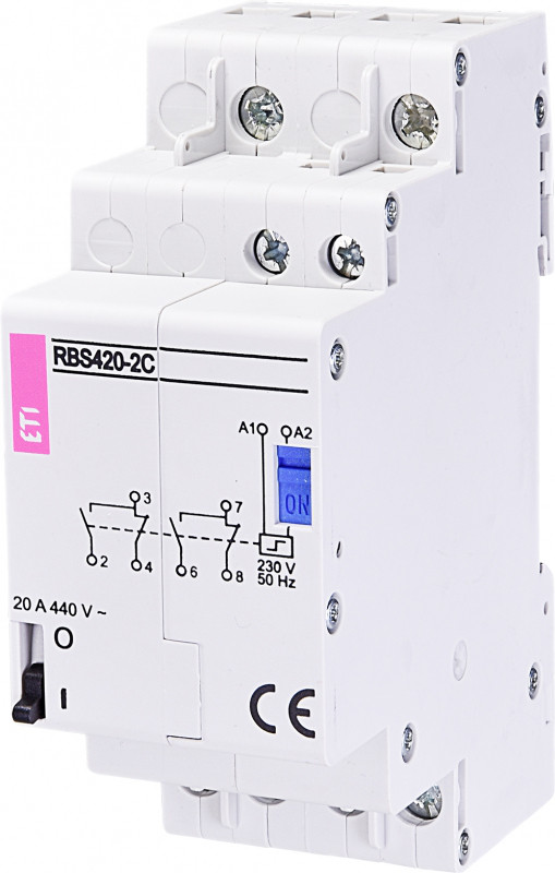 Контактор імпульсний RВS 420-30 24V AC (20A, 3NO)