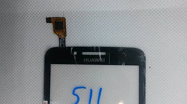 Cенсорний екран HUAWEI Ascend Y511 BLACK (тачскрин, сенсор), фото 3