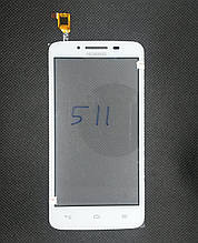 Cенсорний екран HUAWEI Ascend Y511 WHITE (тачскрин, сенсор)