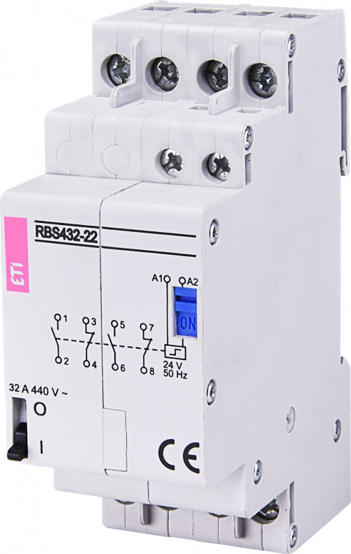 Контактор імпульсний RBS 425-2С 24V AC 25A (2перекидн.,AC1)