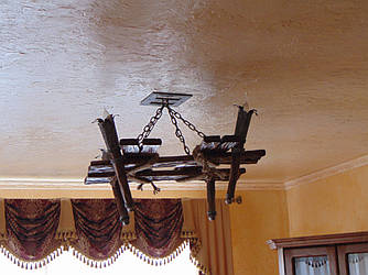 Кована люстра з факелів, Лк-4