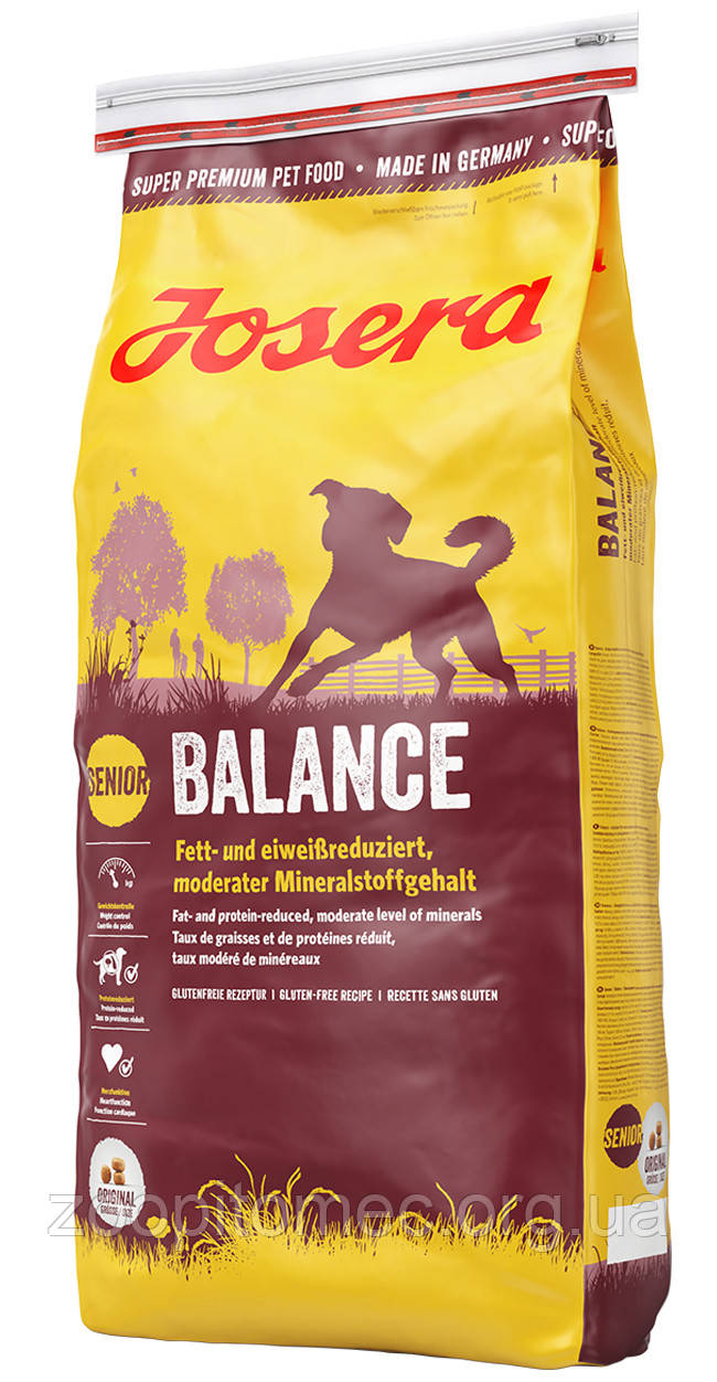 Корм для собак Josera Balance (Йозера Баланс) для літніх собак, 900 г