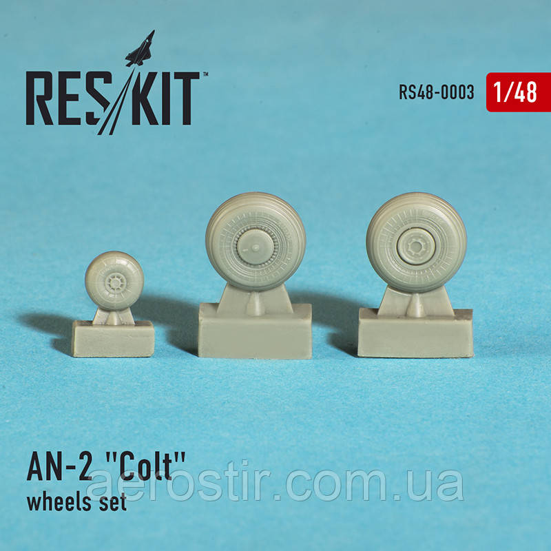 Antonov AN-2 "Colt" wheels set 1/48 RES/KIT 48-0003