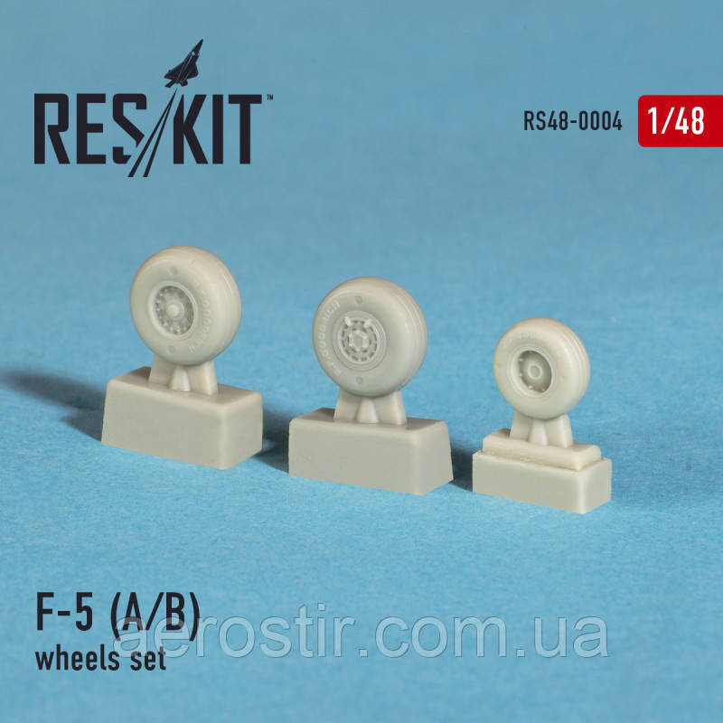 Northrop F-5 A/B "Freedom fighter" wheels set 1/48 RES/KIT 48-0004