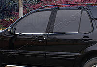 Mercedes ML /W164 (2005-2011) Молдинги стекол нижні 4шт