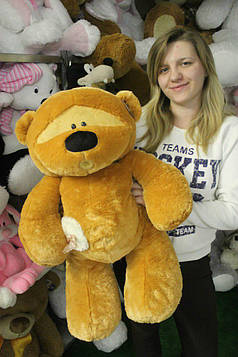 М'яка іграшка Ведмедик Фіззі Мун 85 см Кумедна м'яка іграшка Плюшеві іграшки для діток Милий ведмідь Коричневий