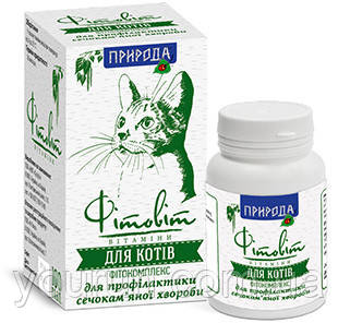 Природа - Фітокомплекс для профілактики сечокам'яної хвороби (кішки) 100табл.