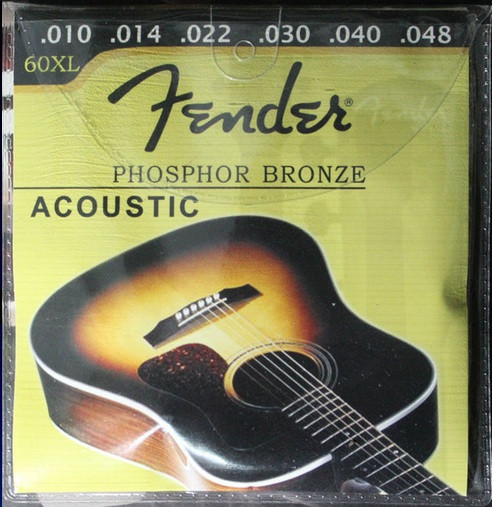 Струни для акустичної гітари Fender 60XL 10-48
