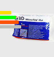 Інсуліновий Шприц BD Micro-fine Plus 1ml Мікрофайн 1 мл, голка 12,7 мм