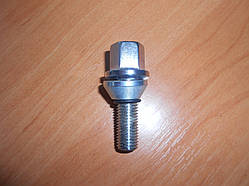 Болт M12X1,50X28 Хром Підстроковий конус ключ 17 мм