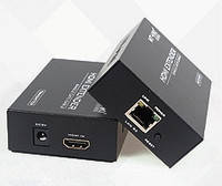 Пристрій для передавання HDMI через кабель, звита пара до 60 метрів