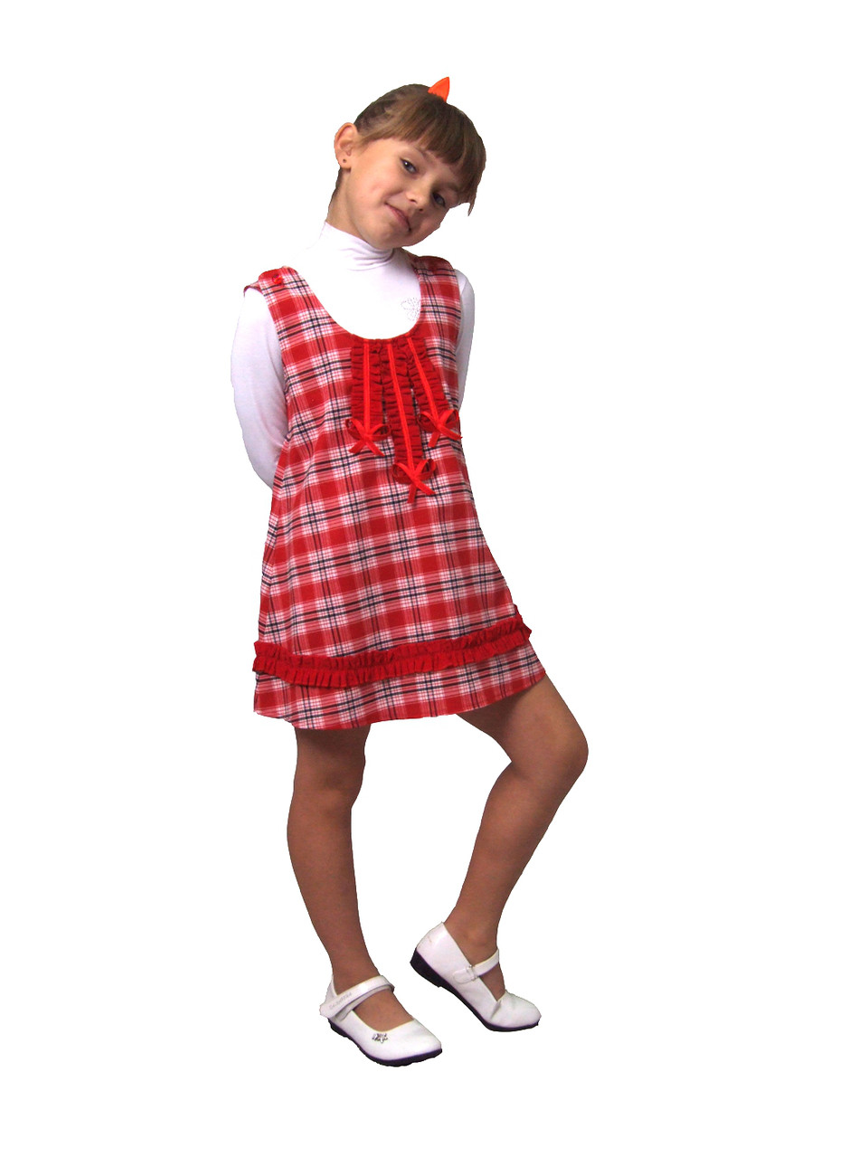 Сарафан дитячий для дівчинки М -895 зріст 110 116 122 128 тм "Попілюшка", фото 1