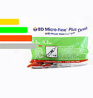 Інсуліновий Шприц BD Micro-fine Plus Demi 0,3 ml - Мікро-Файн Плюс Демі