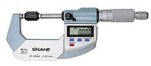 Мікрометр цифровий Shahe 25-50mm / 0-1"0.001 (5203-50) в водозащищенном металевому корпусі IP 65