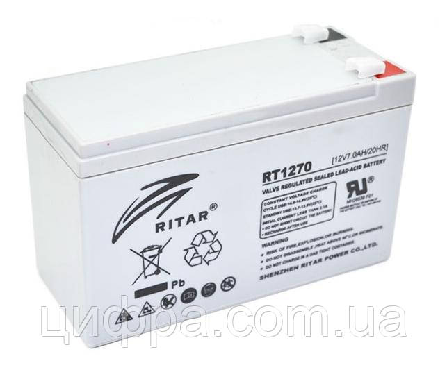 Акумуляторна батарея Ritar 12 V 7 Ah