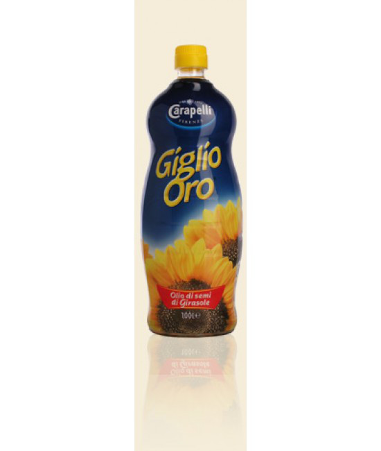 Олія соняшникова Carapelli giglio oro girasole 1l