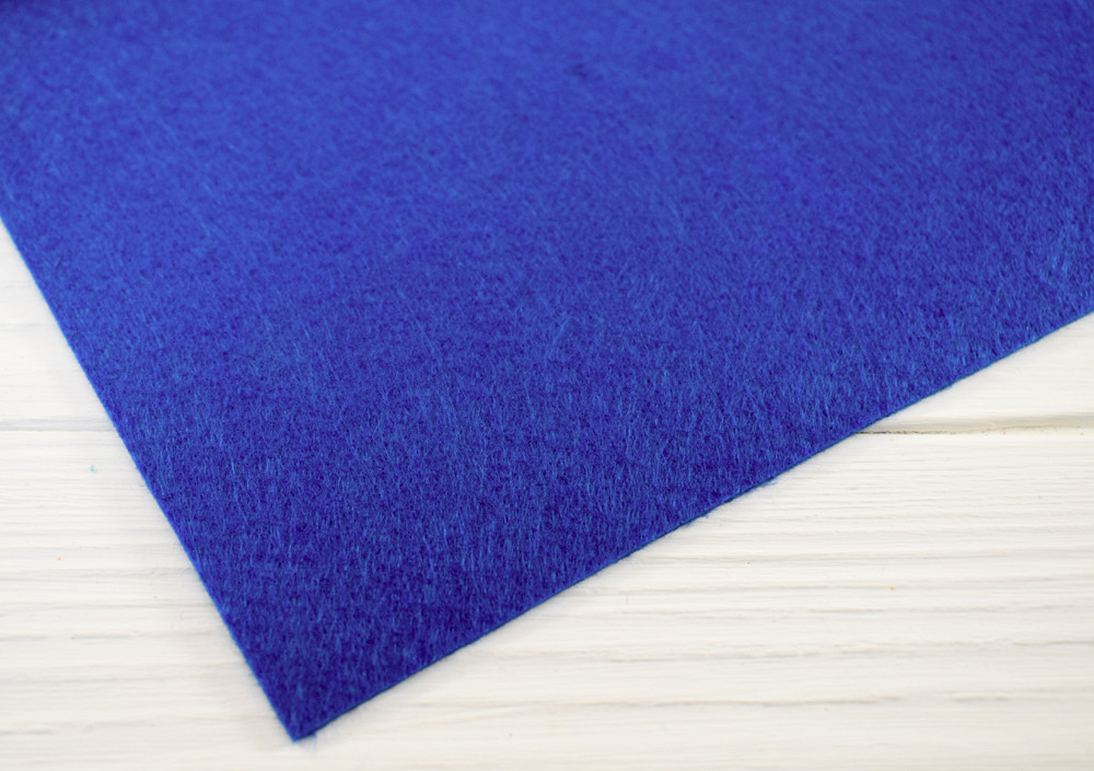 Китайський жорсткий фетр 1,2 мм (20х30 см) — No17 Синій