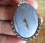 Симпатичний кулон з агатом-сапфірином, фото 5