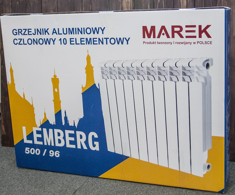 MAREK Lemberg алюмінієвий радіатор 500/96