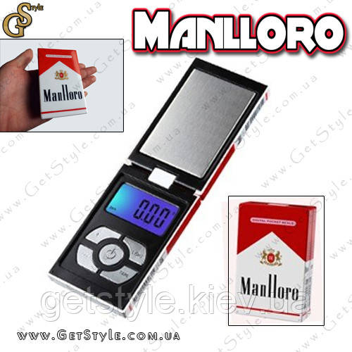 Ваги-пачка сигарет - "Manlloro" - від 0,01 до 200 г